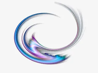 扭曲炫彩光效免抠