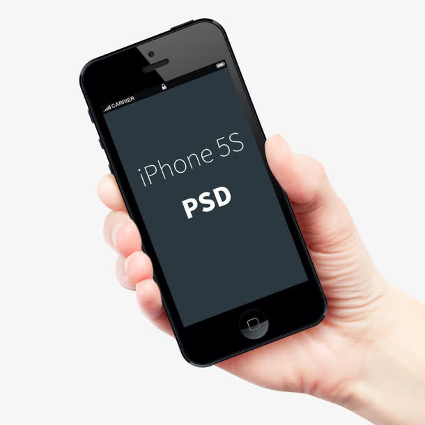 黑色iPhone5s免抠