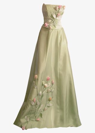 小清新优雅长裙免抠