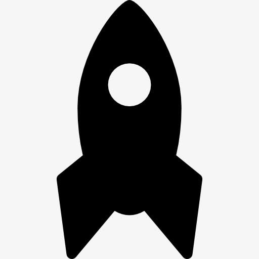 火箭充满了太空船图标免抠