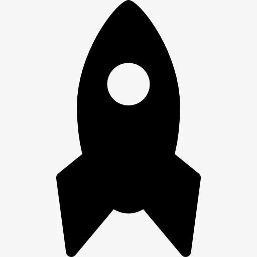 火箭充满了太空船图标免抠