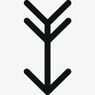 古代箭头向下箭头下来打猎箭豪华免抠