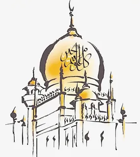 矢量清真建筑免抠