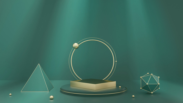 C4D光影场景背景高清