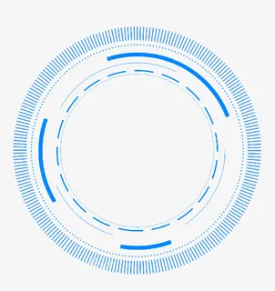科技感元素蓝色免抠