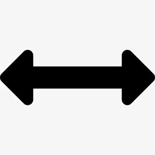 水平调整大小选项图标免抠