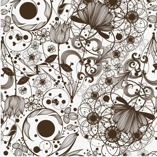 矢量古典底纹花纹免抠