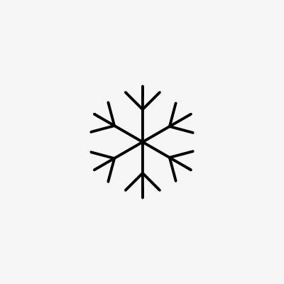 冰雪花icon线性小图标PNG下载免抠