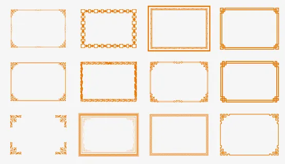 古典边框免抠