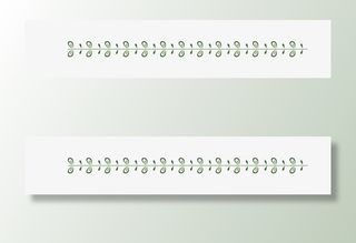 花边免抠漂浮彩带元素