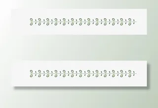 花边免抠漂浮彩带元素