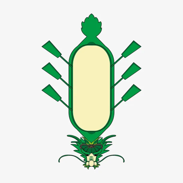 端午节绿蚂蚱龙舟免抠