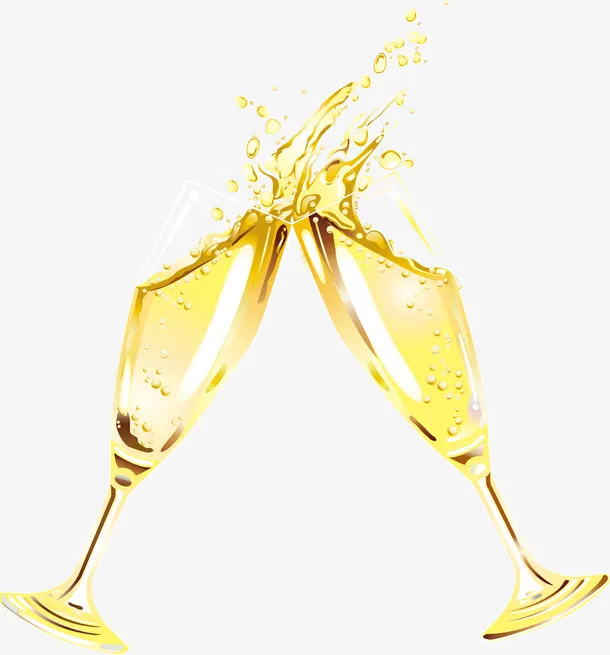 香槟酒高端洋酒碰杯免抠