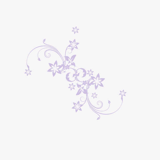 唯美花纹免抠