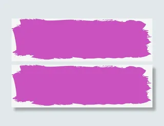 紫色矢量创意笔刷图免抠