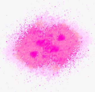 粉色泼墨水彩免抠