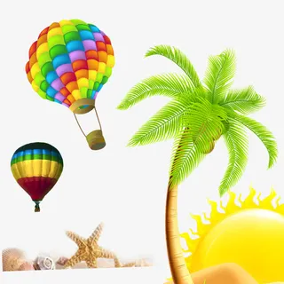夏日元素免抠