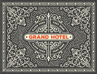 矢量花边边框底纹图标免抠