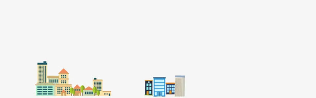 可爱卡通房子建筑物免抠