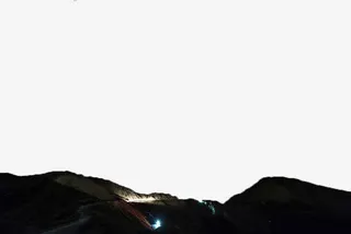 野营者的灯光免抠