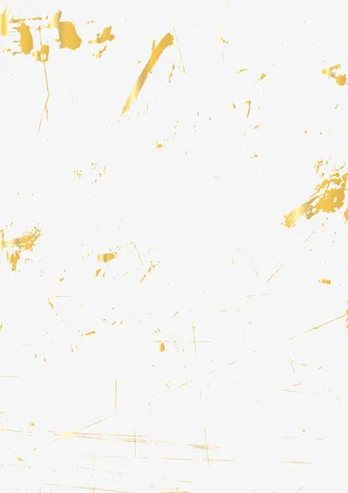 黄色闪耀花纹免抠