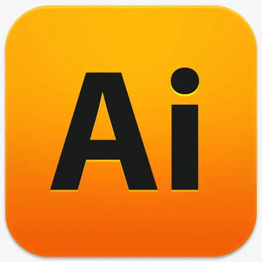 插画家黑色的Adobe-replacement-icons免抠