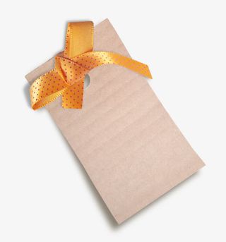 蝴蝶结信纸免抠