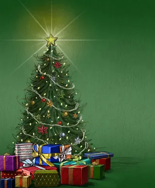 圣诞树礼物免抠