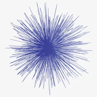 节日发射状元素免抠