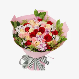 红色玫瑰花设计素材免抠