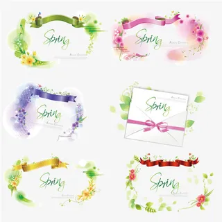 精致丝带信封信纸矢量素材免抠