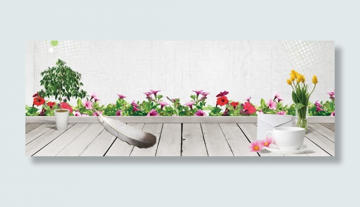 小清新家具背景墙