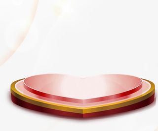 情人节展台免抠