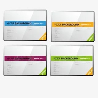 欧式名片卡片矢量免抠