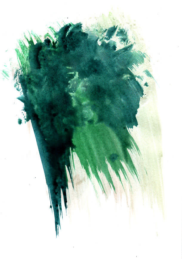 水彩墨迹笔触免抠