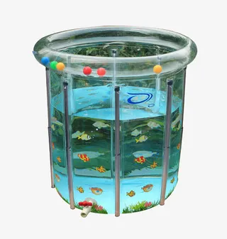 合金支架婴儿游泳池免抠