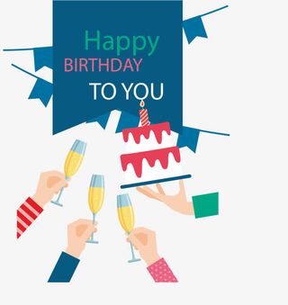 生日卡通素材免抠