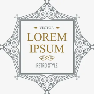 欧式花纹设计免抠