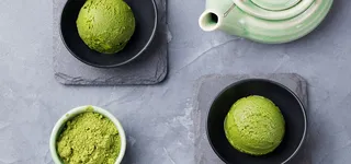 抹茶冰淇淋背景图高清