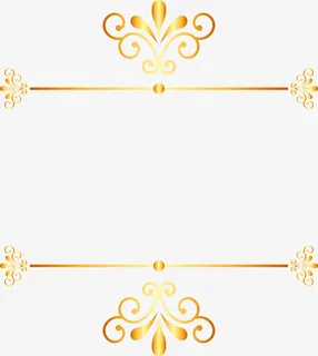 金色尊贵框架免抠
