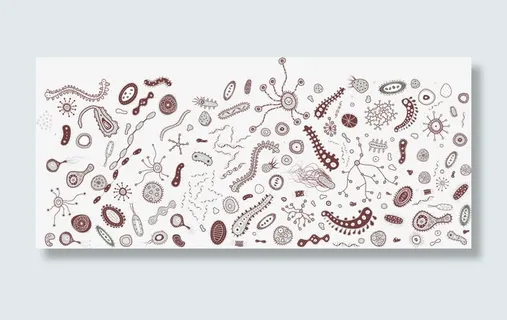 细菌图形矢量素材免抠