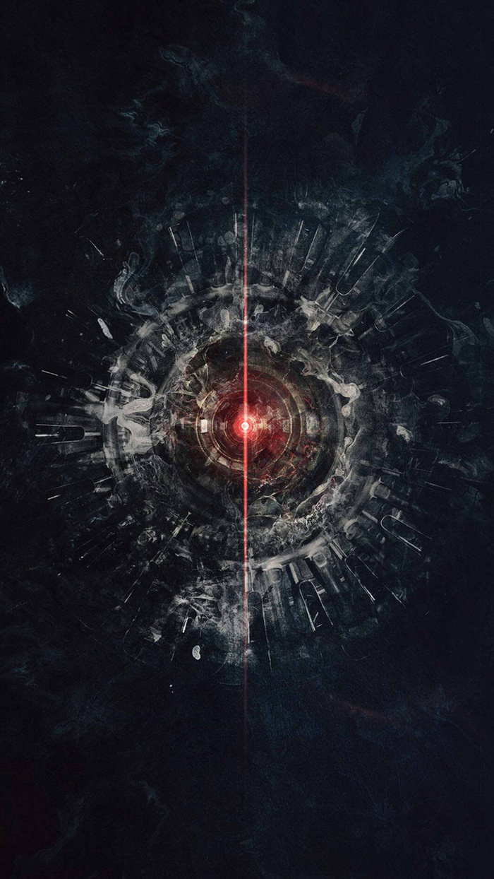 黑色高科技手机端H5背景高清