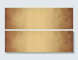 复古信封底纹海报banner高清