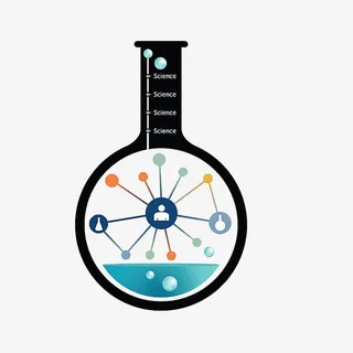 实验室器材装饰图案免抠