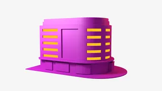 C4D建筑模型免抠