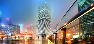 炫彩城市建筑背景装饰高清