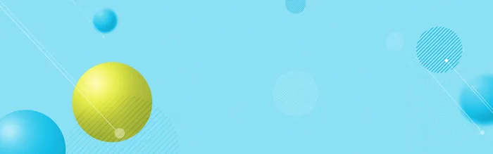 夏日清新几何扁平背景banner高清
