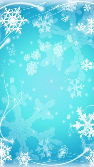 蓝色底纹花纹H5背景高清