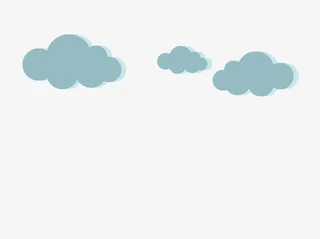 手绘乌云素材免抠