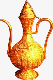 闪闪发光的酒壶设计素材免抠